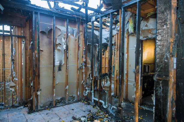 Professional Emergency Fire Cleanup technician working in Leesburg, FL